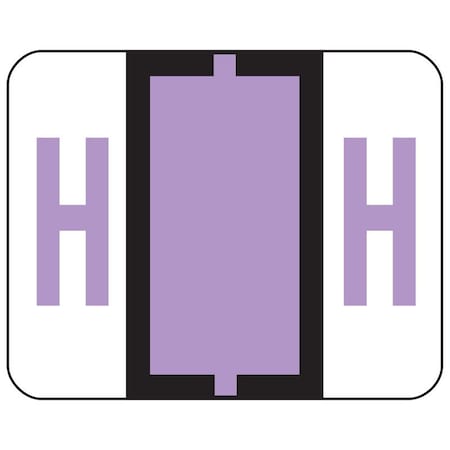 Smead Label, Bccr, Endtab, "H", Lvndr Pk SMD67078